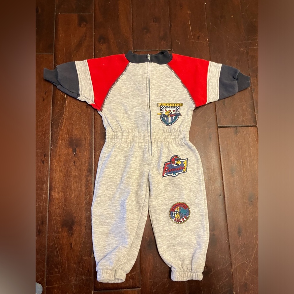 Vintage Billy the Kid kids race car jumper sweats 2T